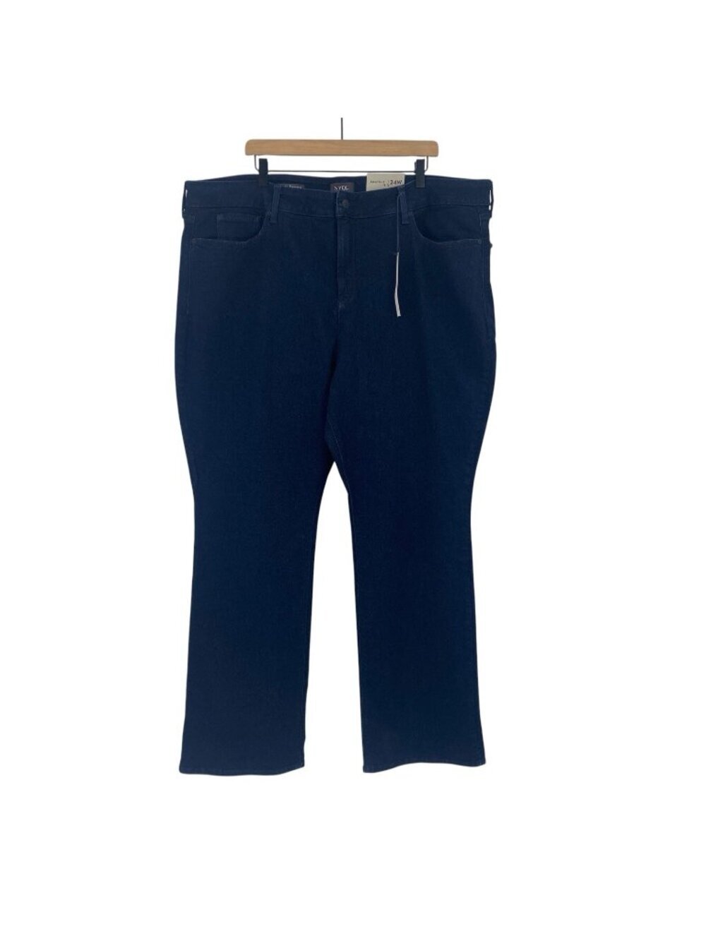 NYDJ Barbara Bootcut Jeans Womens Size 24W Blue Stretch Denim Lift Tuck